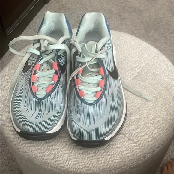 Nike Kids Blue and Pink Athletic Shoes